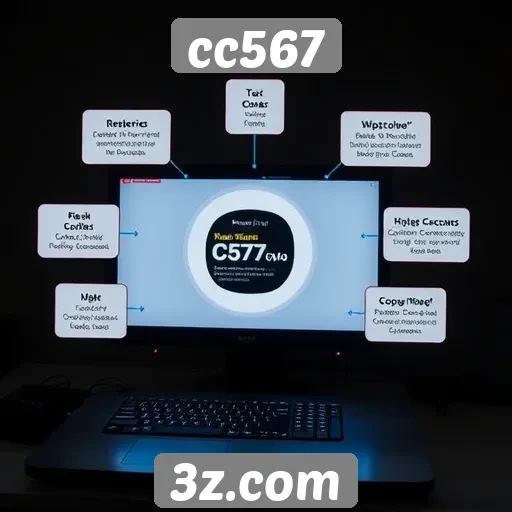 Análise das principais funcionalidades do site cc567